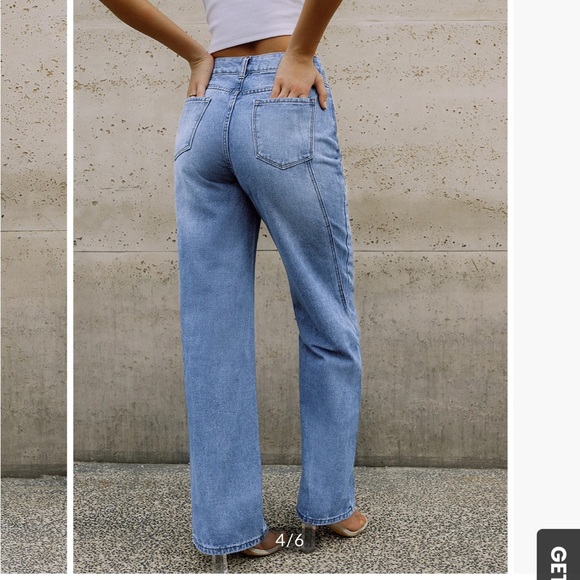 Commense Vintage Denim Straight Leg Jeans - Picture 9 of 13